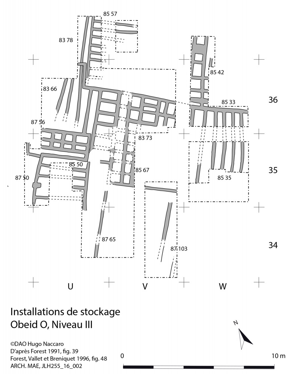 Oueli - Granary Ubaid 0 - Forest, Vallet & Breniquet 1996, 91 fig.48
